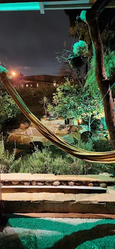 Rede no jardim do Mauna Floresta